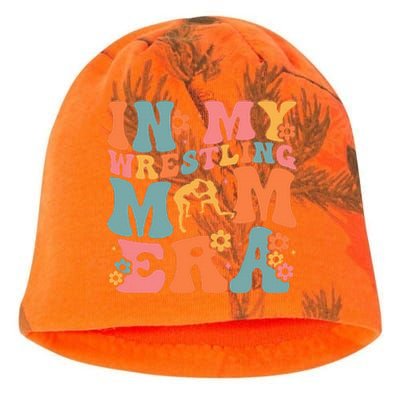 In My Wrestling Mom Era Mama Mothers Day Kati - Camo Knit Beanie