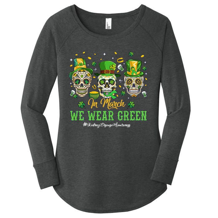 In March We Wear Green Women's Perfect Tri Tunic Long Sleeve Shirt