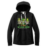 In March We Wear Green Women's Fleece Hoodie