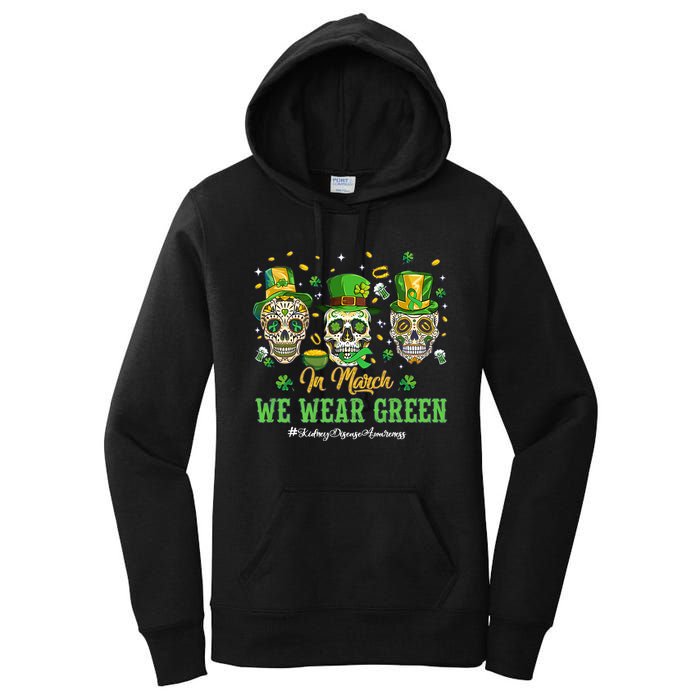 In March We Wear Green Women's Pullover Hoodie