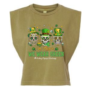 In March We Wear Green Garment-Dyed Women's Muscle Tee