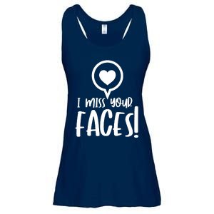 I Miss Your Faces Zoom Meeting Ladies Essential Flowy Tank