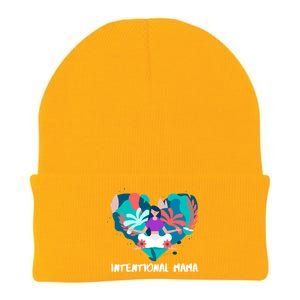 Intentional Mama Yoga Mom Gift Knit Cap Winter Beanie