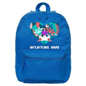 Intentional Mama Yoga Mom Gift 16 in Basic Backpack