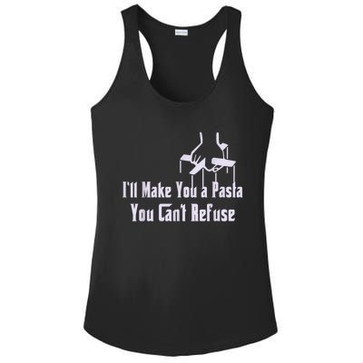 Ill Make You A Pasta You Cant Refuse Funny Ladies PosiCharge Competitor Racerback Tank