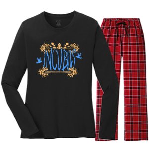 I.N.C.U.B.U.S Make Yourself Women's Long Sleeve Flannel Pajama Set 