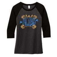 I.N.C.U.B.U.S Make Yourself Women's Tri-Blend 3/4-Sleeve Raglan Shirt