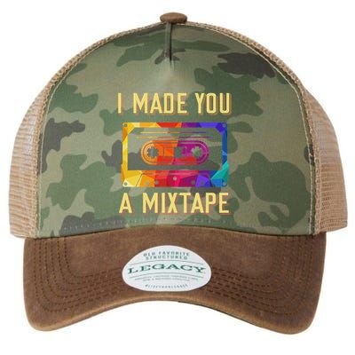 I Made You A Mixtape 80s 90s Vintage Costume Cassette Tape Legacy Tie Dye Trucker Hat