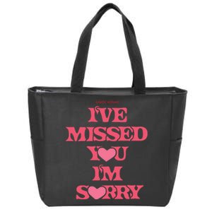 I’Ve Missed You I’M Sorry Gracie Abrams Zip Tote Bag