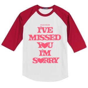 IVe Missed You IM Sorry Retro Great Gift Kids Colorblock Raglan Jersey