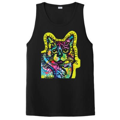 In A Cats Eye Colorful PosiCharge Competitor Tank