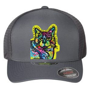 In A Cats Eye Colorful Flexfit Unipanel Trucker Cap