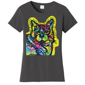 In A Cats Eye Colorful Women's T-Shirt