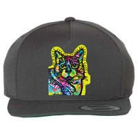 In A Cats Eye Colorful Wool Snapback Cap