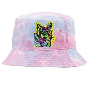 In A Cats Eye Colorful Tie-Dyed Bucket Hat