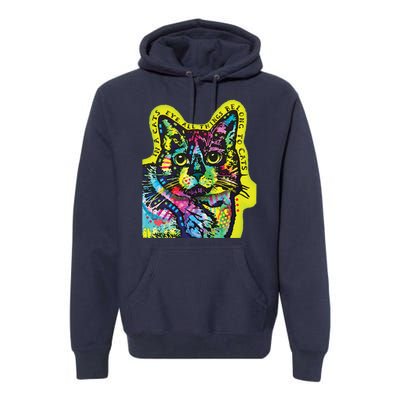 In A Cats Eye Colorful Premium Hoodie