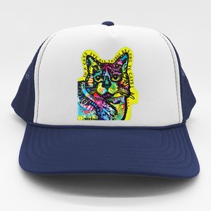 In A Cats Eye Colorful Trucker Hat