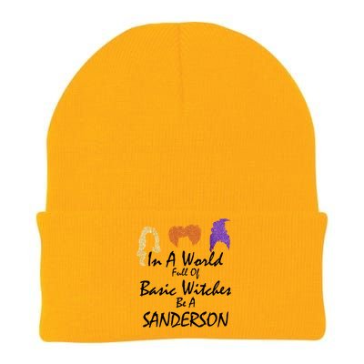 In A World Full Of Basic Witches Be A Sanderson Knit Cap Winter Beanie