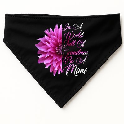 In A World Full of Grandmas Be A Mimi USA-Made Doggie Bandana