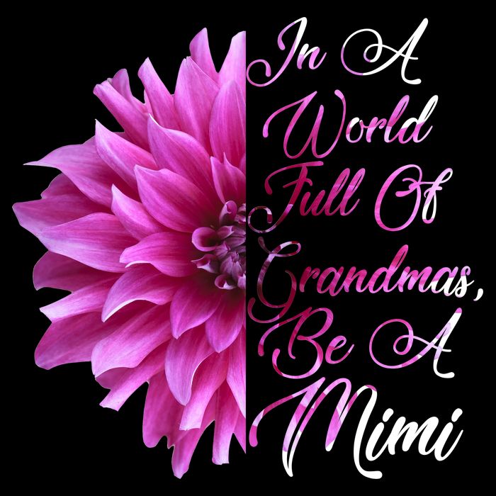In A World Full of Grandmas Be A Mimi Cropped Pullover Crew