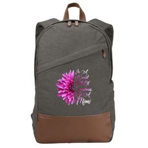 In A World Full of Grandmas Be A Mimi Cotton Canvas Backpack