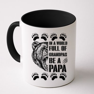 In A World Full Of Grandpas Be A Papa Bear Coffee Mug