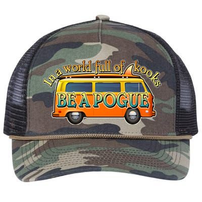 In A World Full of Kooks Be A Pogue Retro Rope Trucker Hat Cap