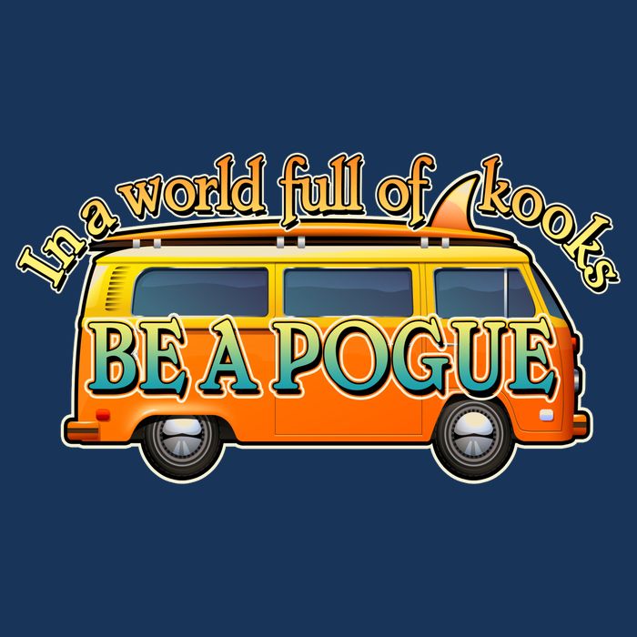 In A World Full of Kooks Be A Pogue Youth Performance Sprint T-Shirt