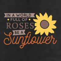 In A World Full Of Roses Be A Sunflower Adult Drive Performance Visor