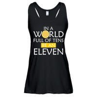 In a World Full of Tens Be An Eleven Waffle Ladies Essential Flowy Tank