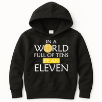 In a World Full of Tens Be An Eleven Waffle Kids Hoodie