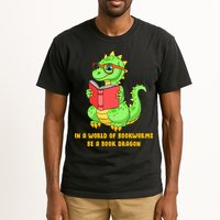 In A World Of Bookworms Be A Book Dragon Tall T-Shirt