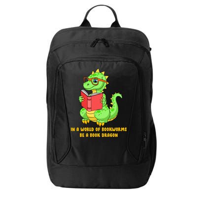 In A World Of Bookworms Be A Book Dragon City Backpack