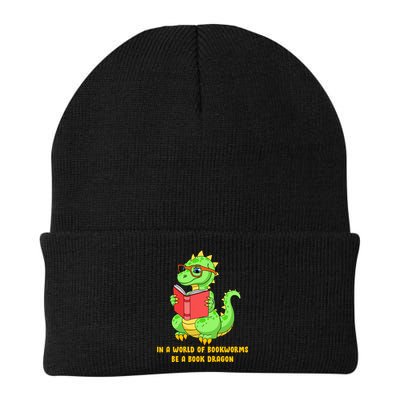 In A World Of Bookworms Be A Book Dragon Beanie