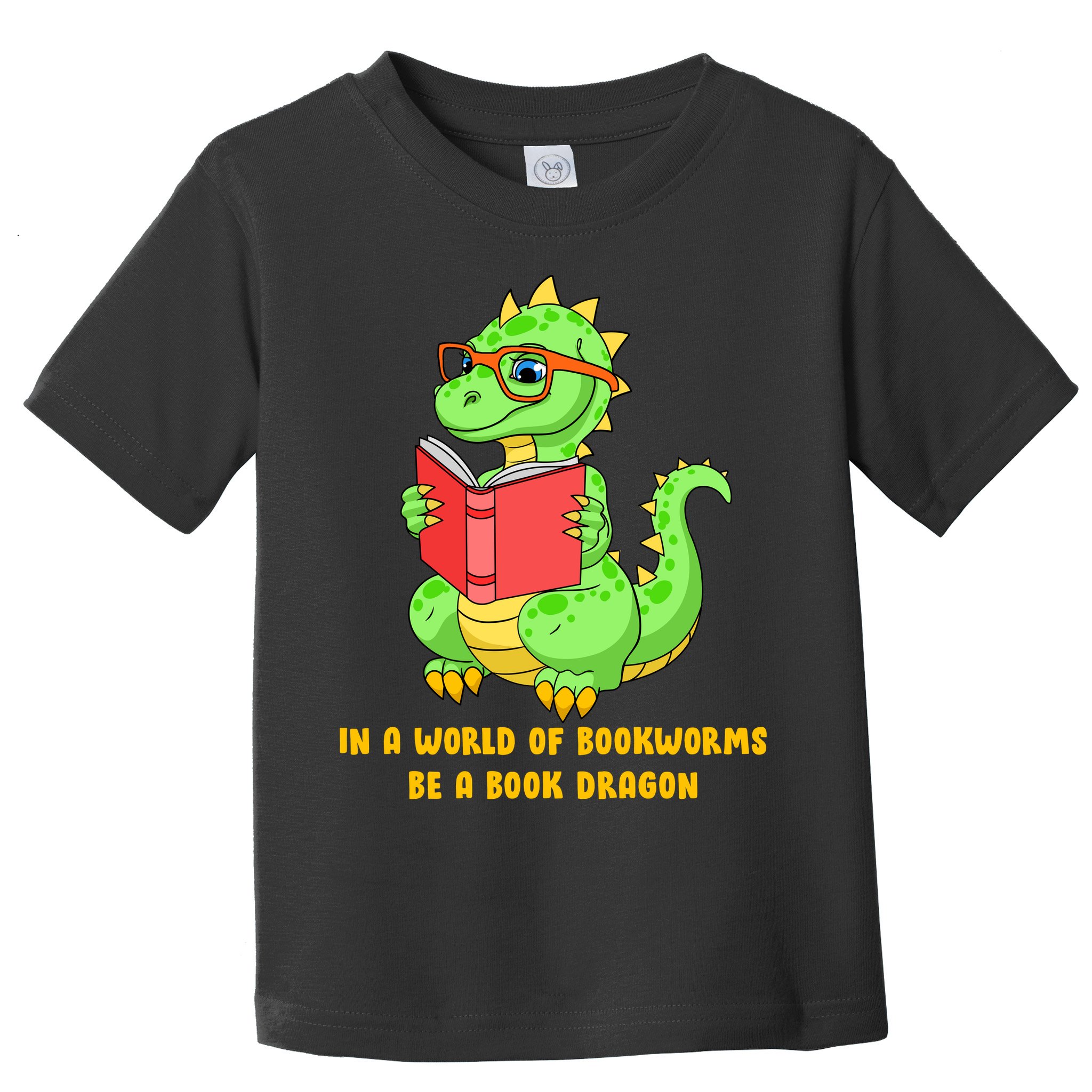 In A World Of Bookworms Be A Book Dragon Toddler T-Shirt
