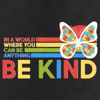 In A World Where You Can Be Anything Be Kind Autism Awareness Adult Drive Performance Visor