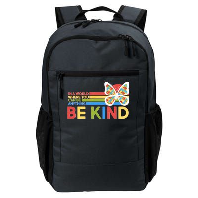 In A World Where You Can Be Anything Be Kind Autism Awareness Daily Commute Backpack