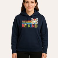 In A World Where You Can Be Anything Be Kind Autism Awareness Hoodie