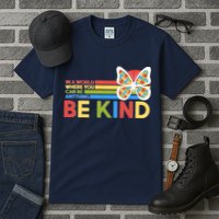 In A World Where You Can Be Anything Be Kind Autism Awareness Tall T-Shirt