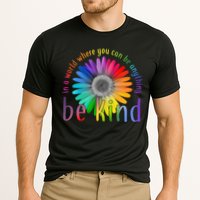 In a world where you can be anything be kind flower Cooling Performance Crew T-Shirt