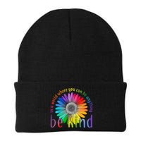 In a world where you can be anything be kind flower Beanie