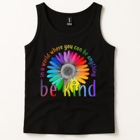 In a world where you can be anything be kind flower Tank Top
