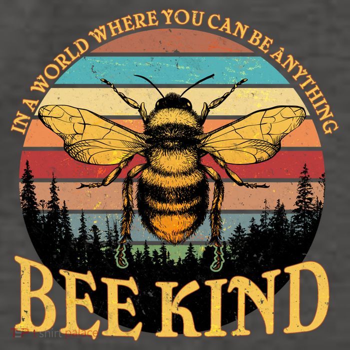 In A World Where You Can Be Anything Bee Kind Vector Backpack