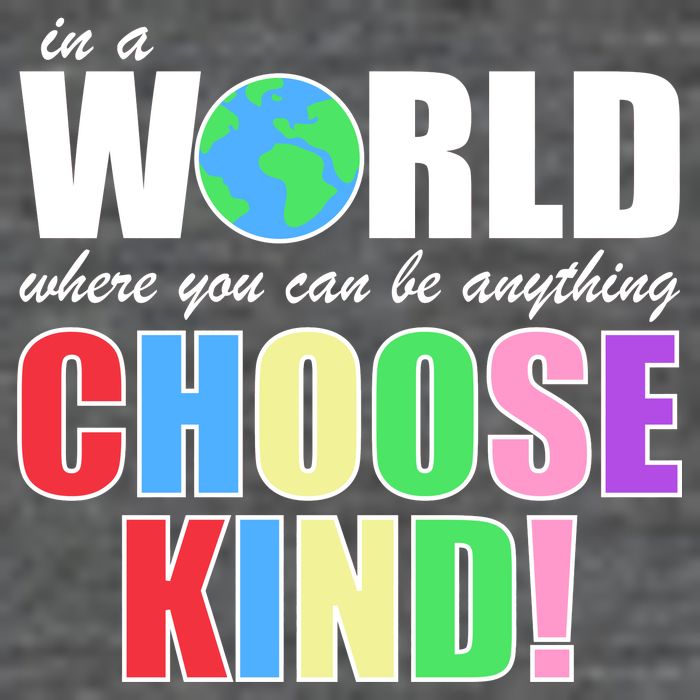 In a World Where You Can Be Anything Choose Kind Flat Bill Trucker Hat