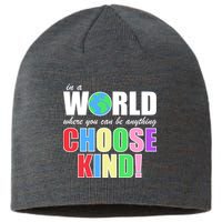 In a World Where You Can Be Anything Choose Kind Sustainable Beanie