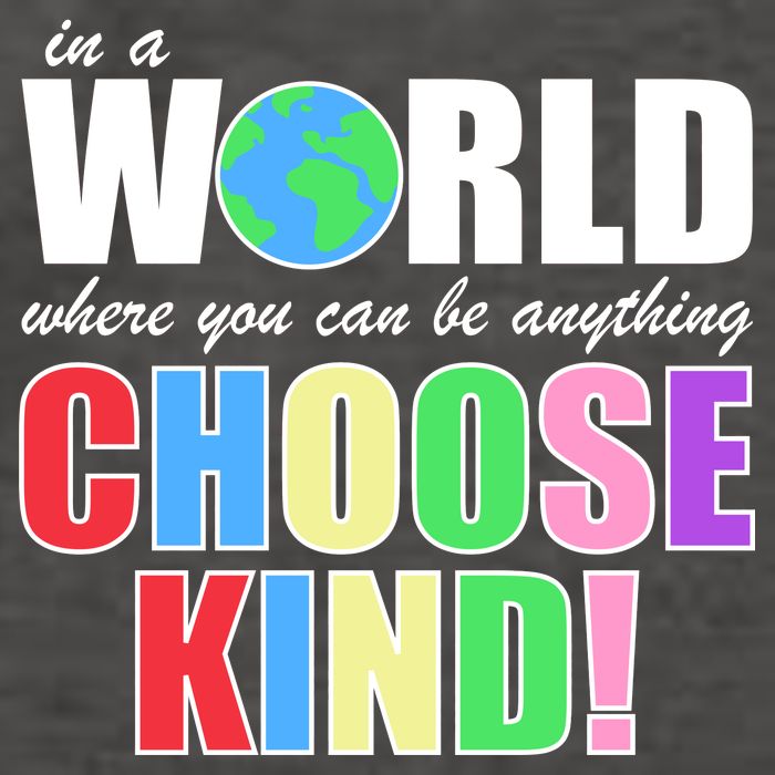 In a World Where You Can Be Anything Choose Kind Vector Backpack