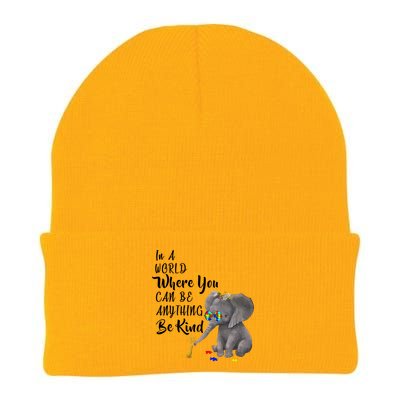 In A World Where You Can Be Kind Knit Cap Winter Beanie