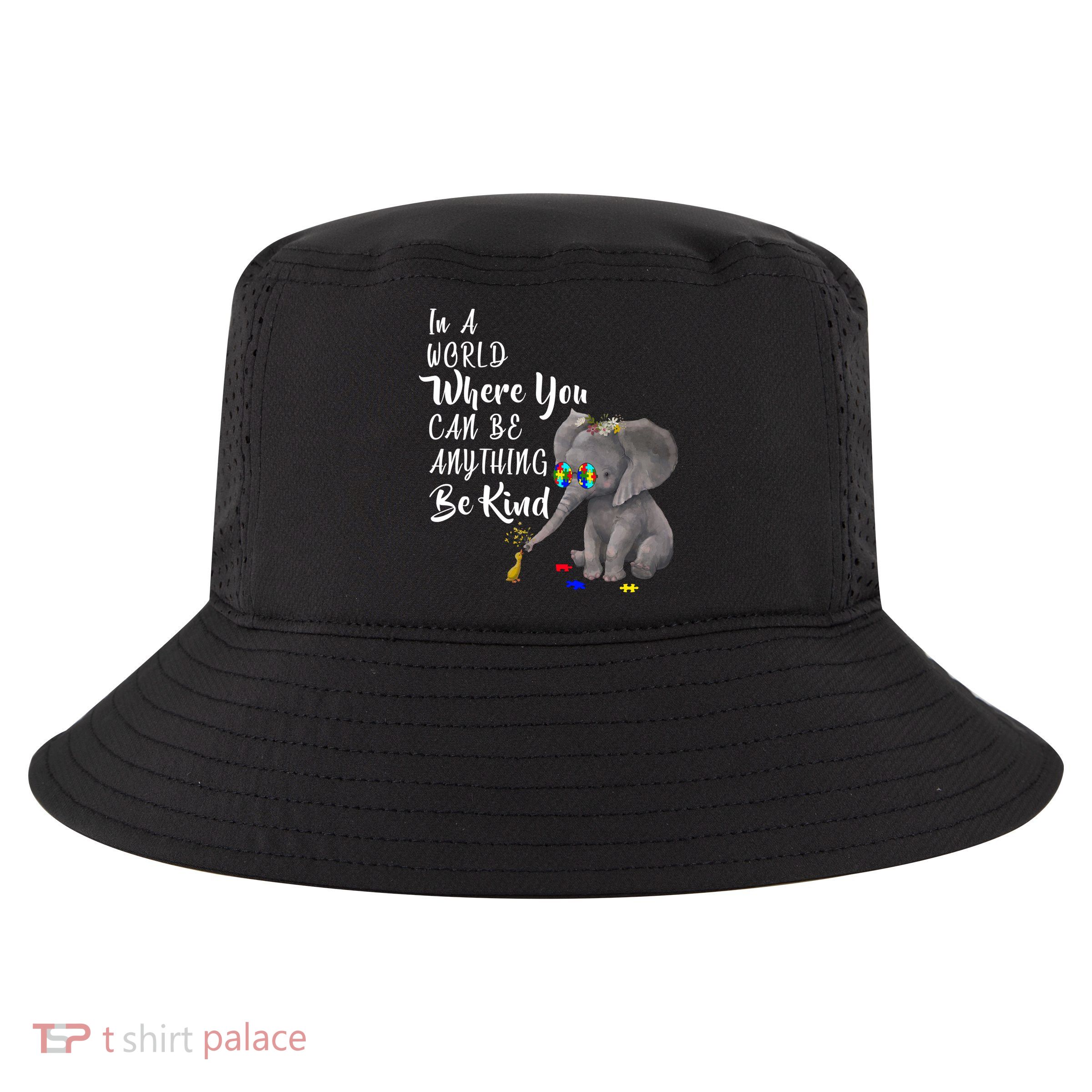 In A World Where You Can Be Kind Cool Comfort Performance Bucket Hat
