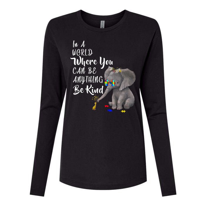 In A World Where You Can Be Kind Womens Cotton Relaxed Long Sleeve T-Shirt