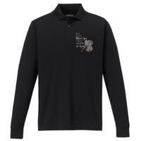 In A World Where You Can Be Kind Performance Long Sleeve Polo